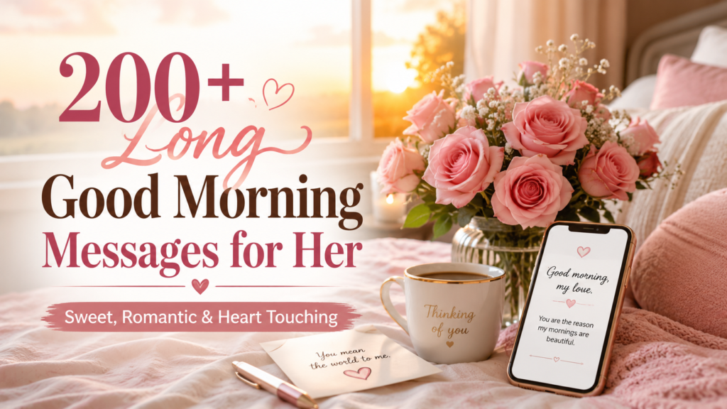 200+ Long Good Morning Message for Her
