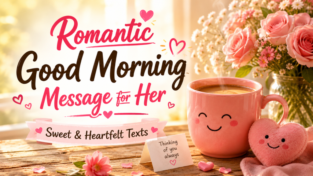 romantic good morning message for her